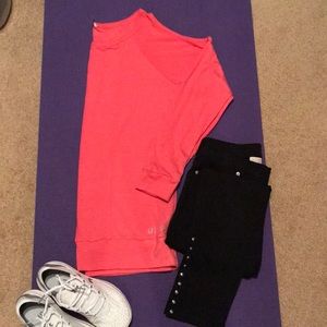 Guess cold shoulder sweatshirt